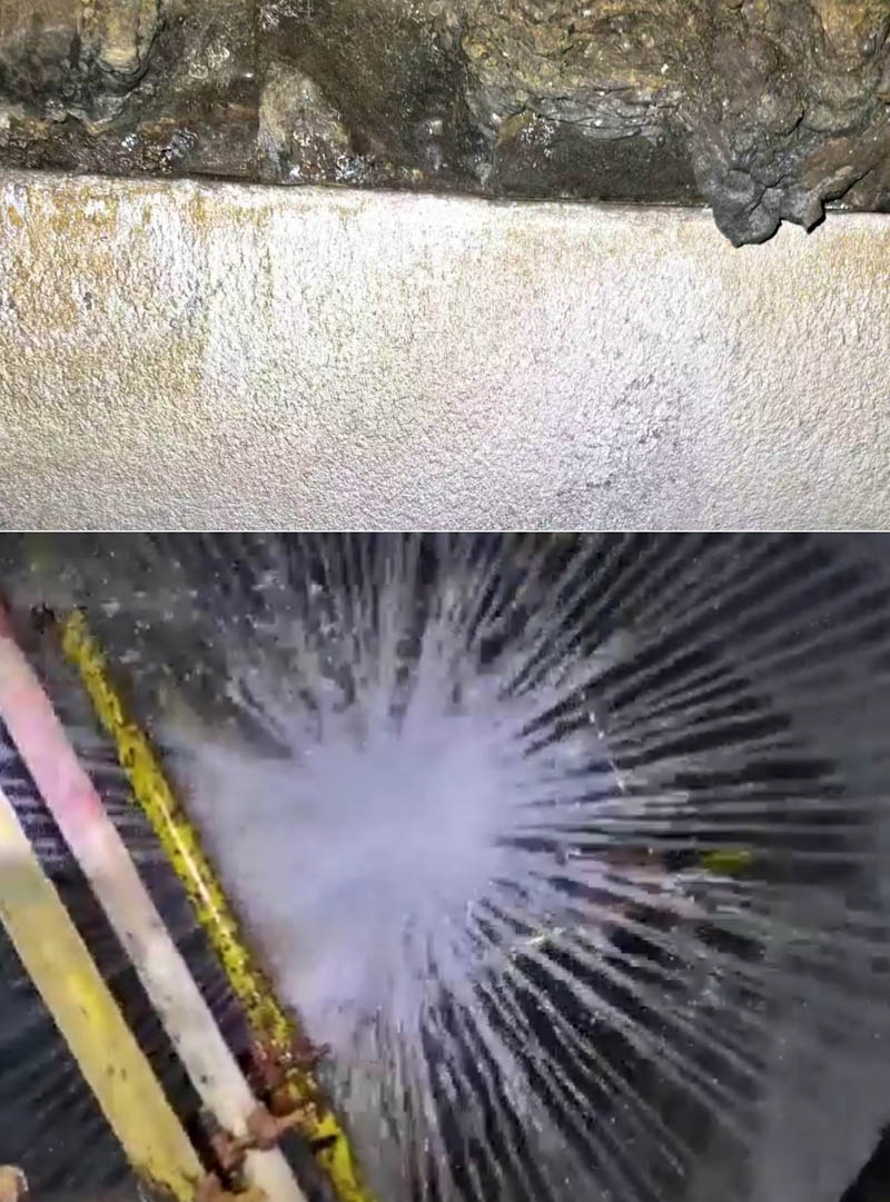 水分部清洗對比